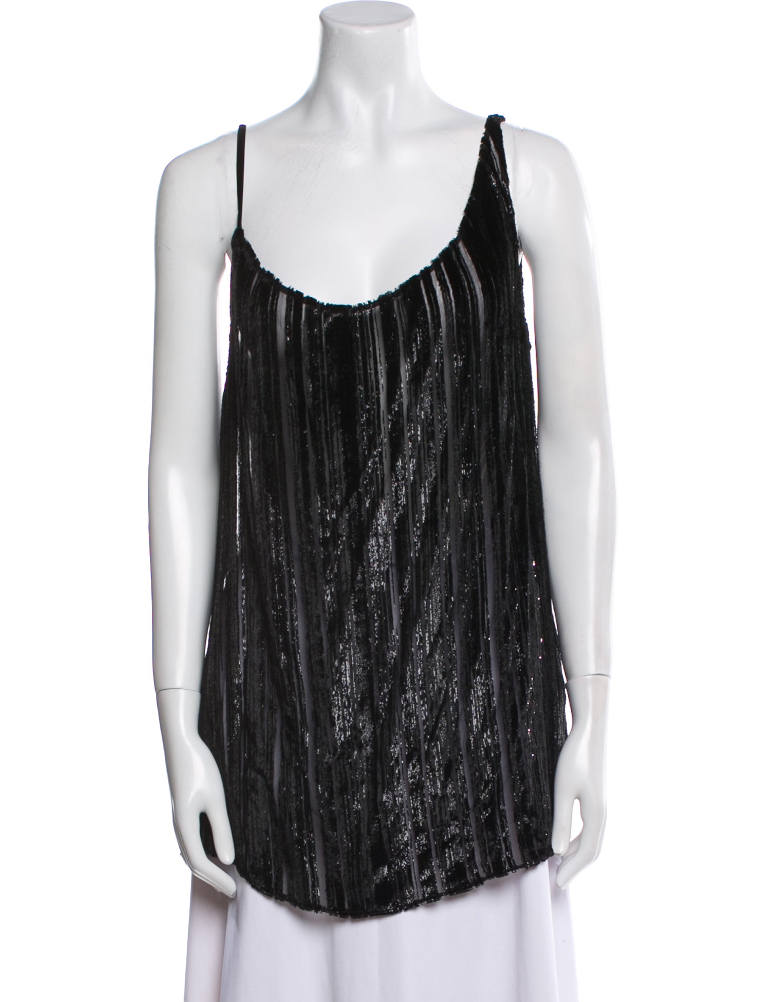 Jonathan Cohen Silk Scoop Neck Tunic