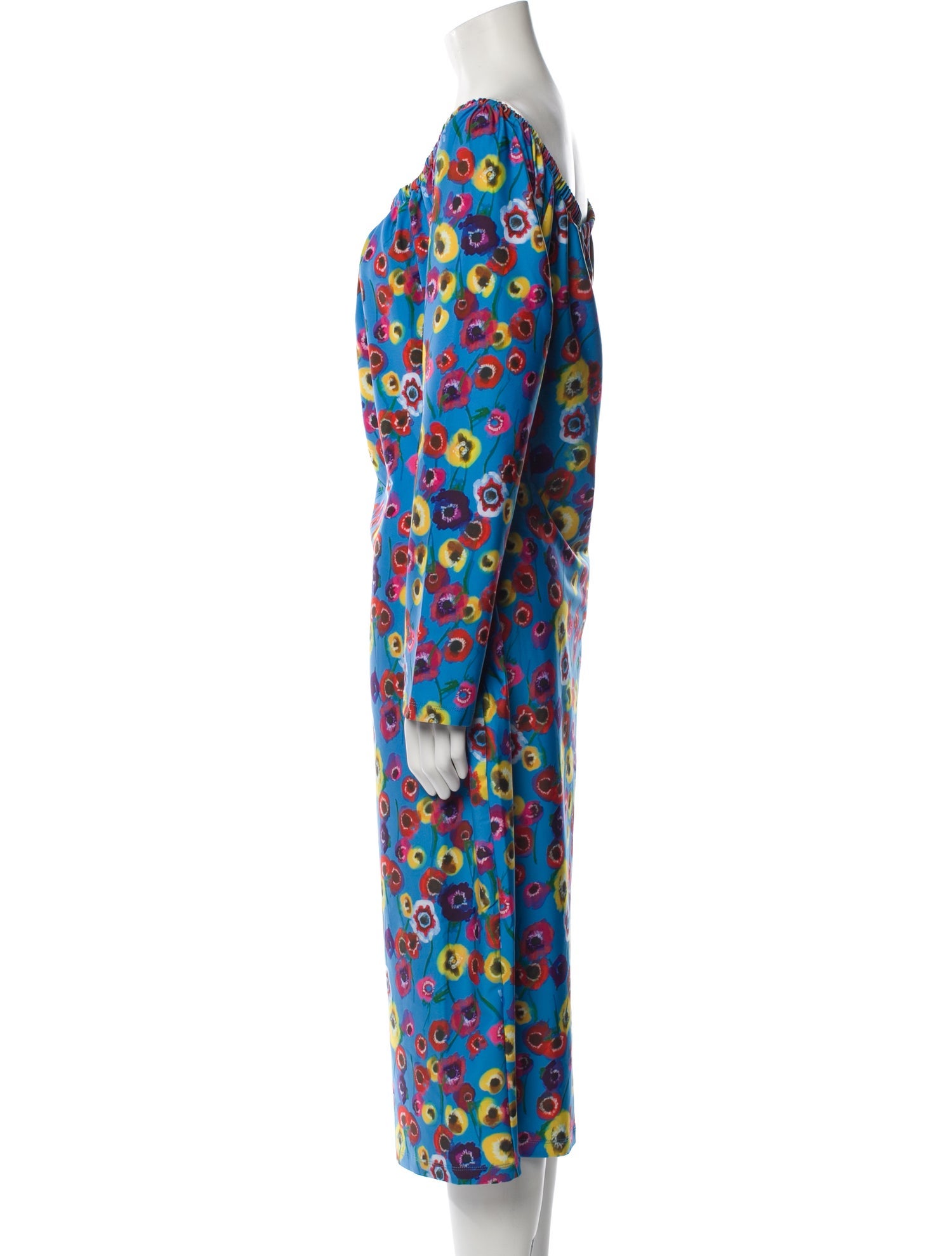 Jonathan Cohen Printed Midi Length Dress w/ Tags