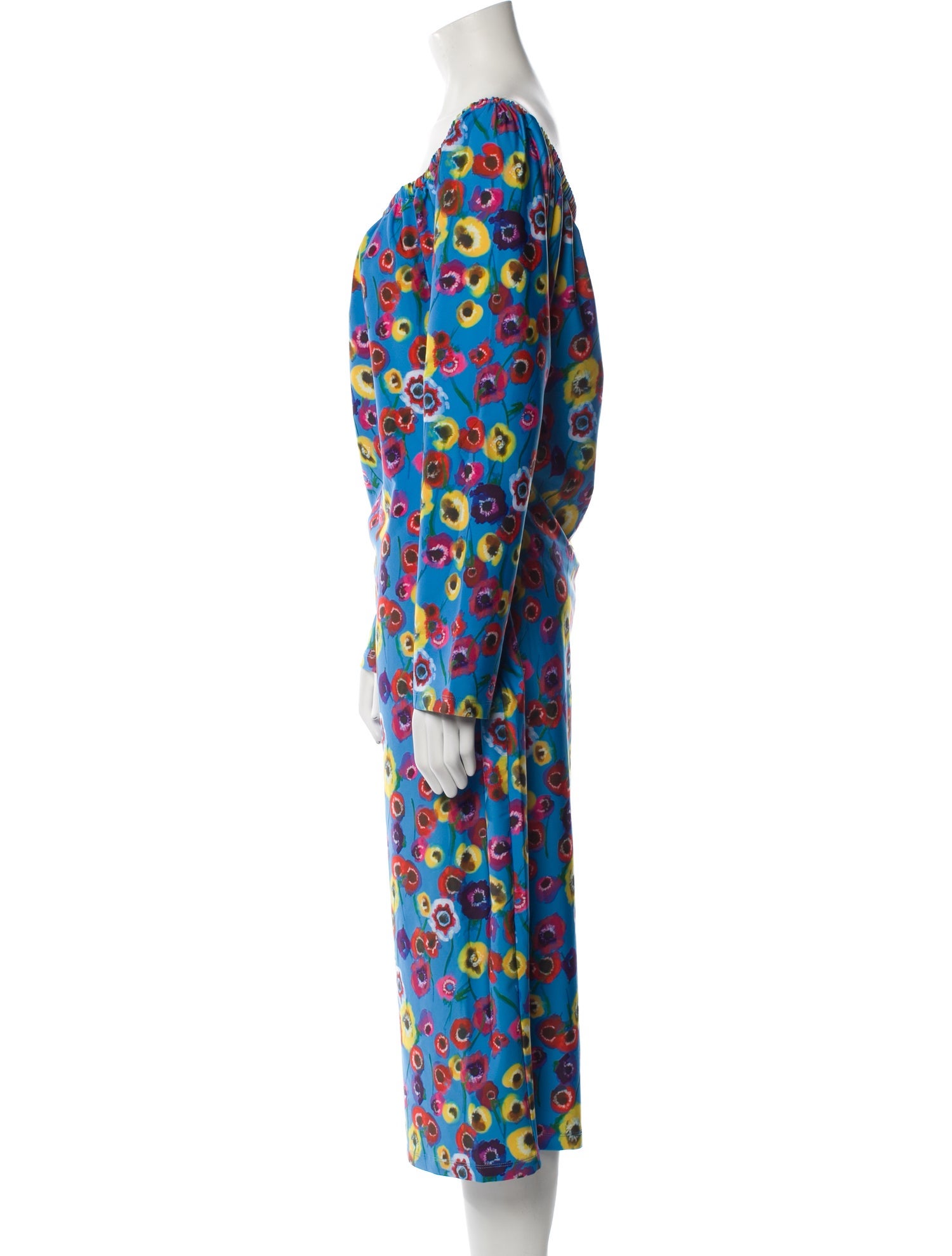 Jonathan Cohen Printed Midi Length Dress w/ Tags