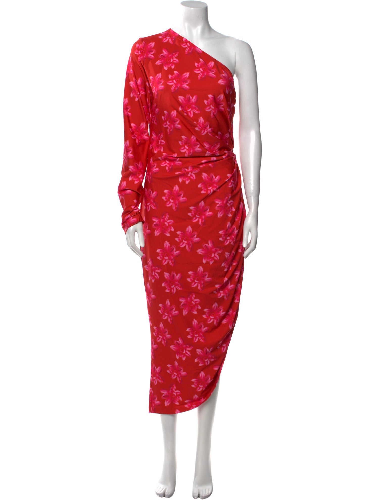 Jonathan Cohen Floral Print Midi Length Dress w/ Tags