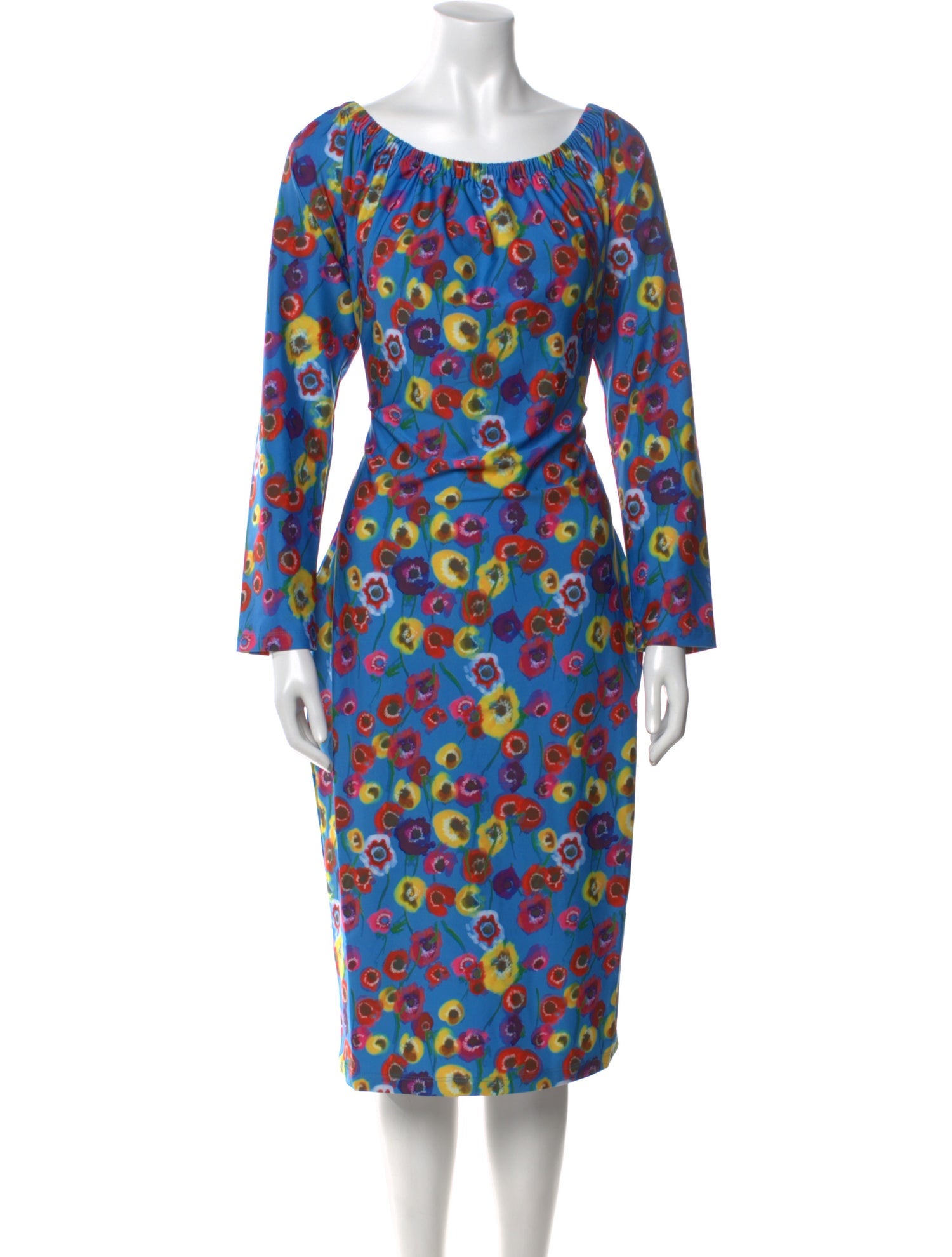 Jonathan Cohen Printed Midi Length Dress w/ Tags