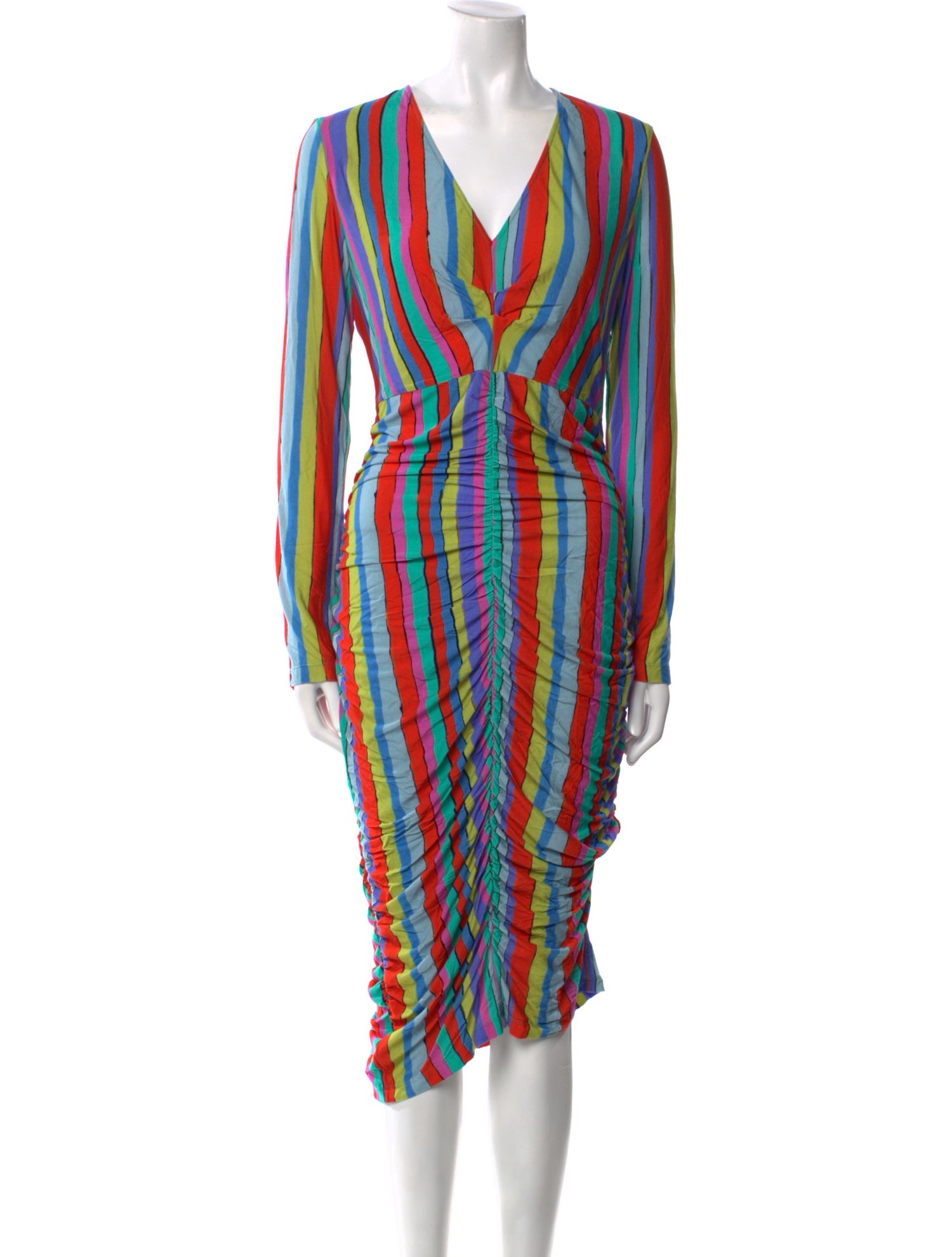 Jonathan Cohen Striped Midi Length Dress w/ Tags