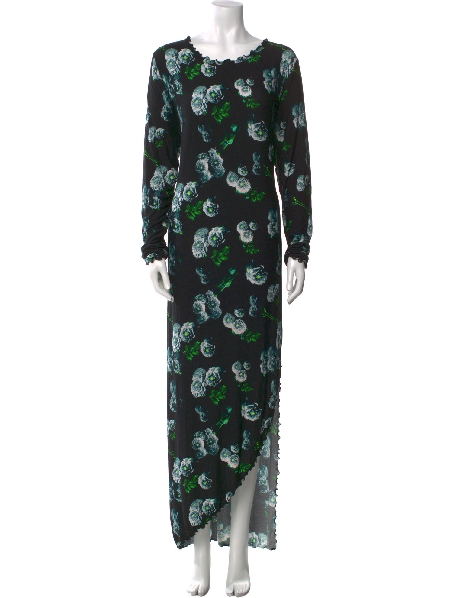 Jonathan Cohen Floral Print Long Dress w/ Tags