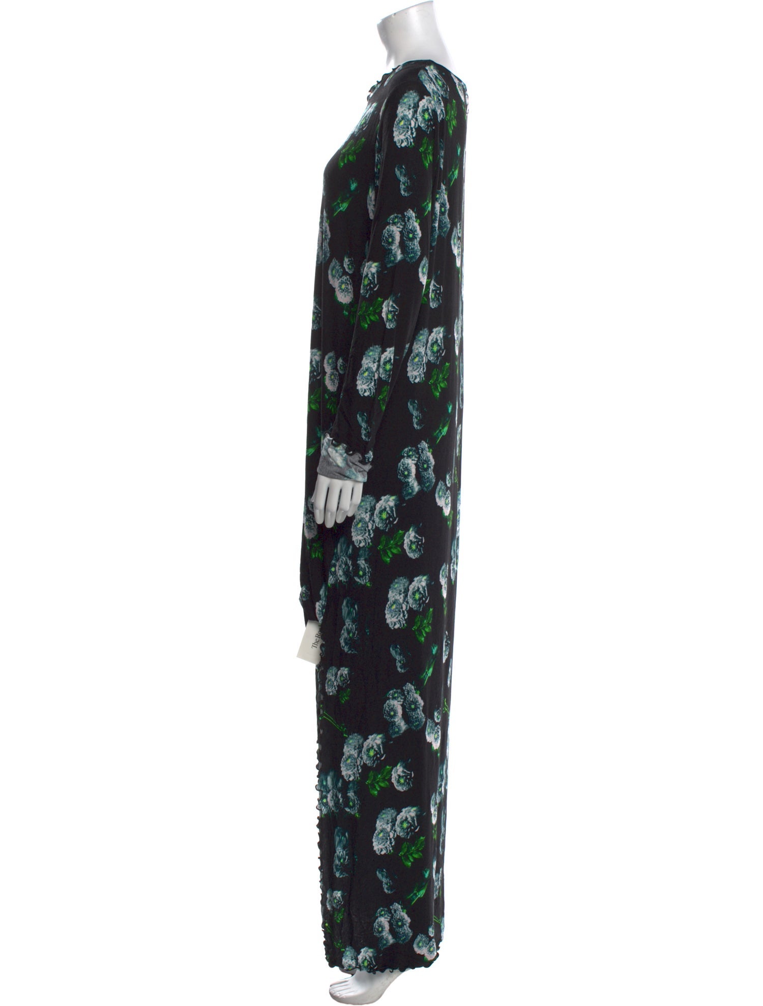 Jonathan Cohen Floral Print Long Dress w/ Tags