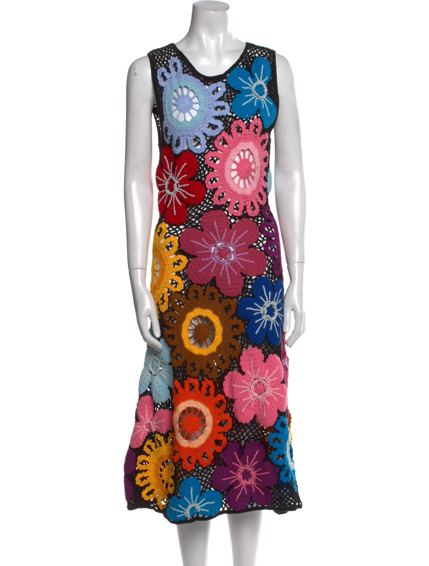 Jonathan Cohen Floral Print Midi Length Dress w/ Tags