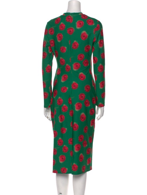 Jonathan Cohen Polka Dot Print Midi Length Dress