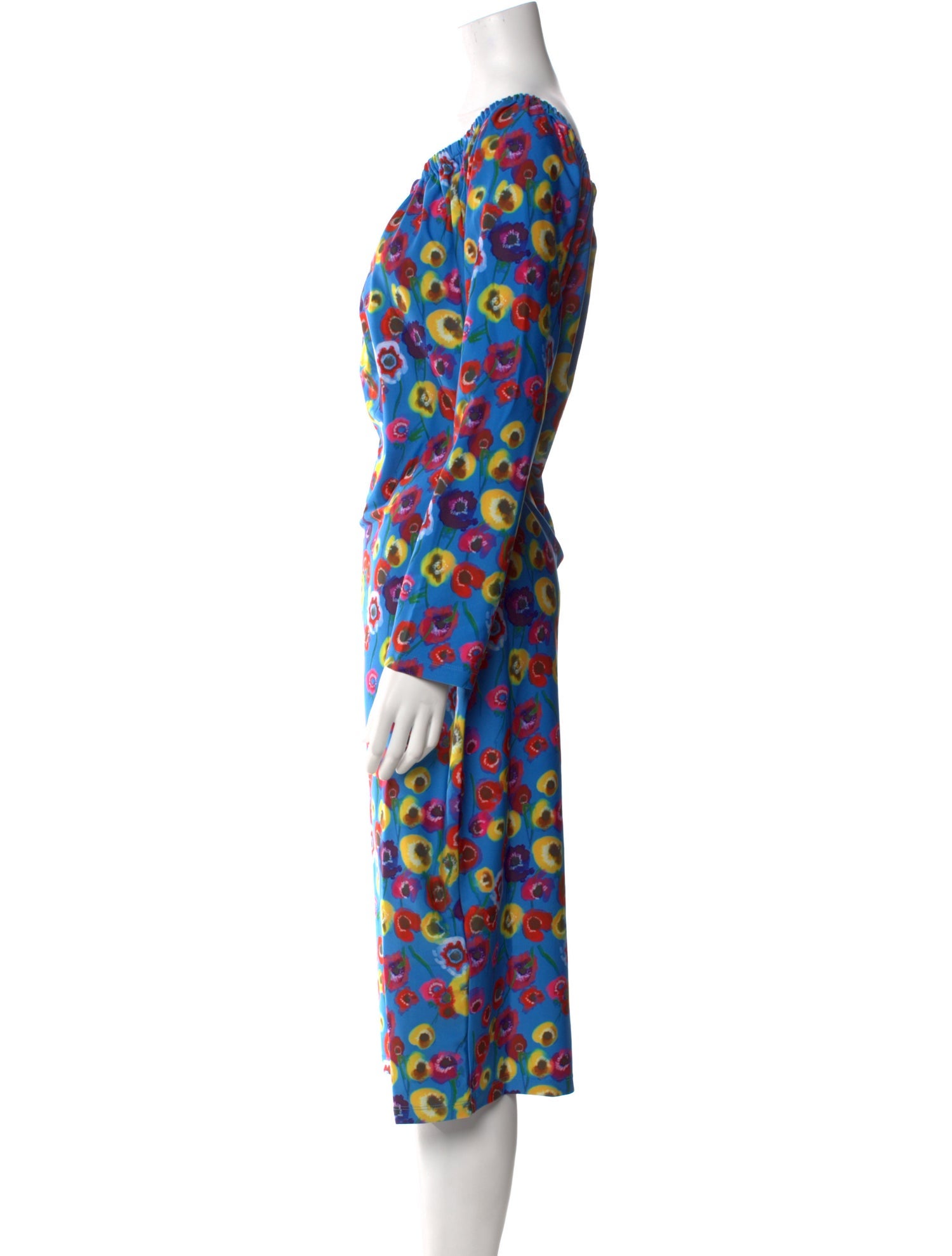 Jonathan Cohen Printed Midi Length Dress