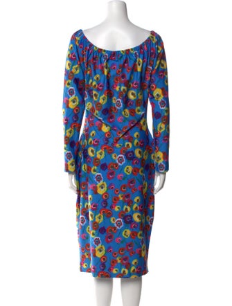 Jonathan Cohen Printed Midi Length Dress