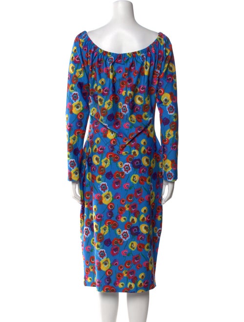Jonathan Cohen Printed Midi Length Dress