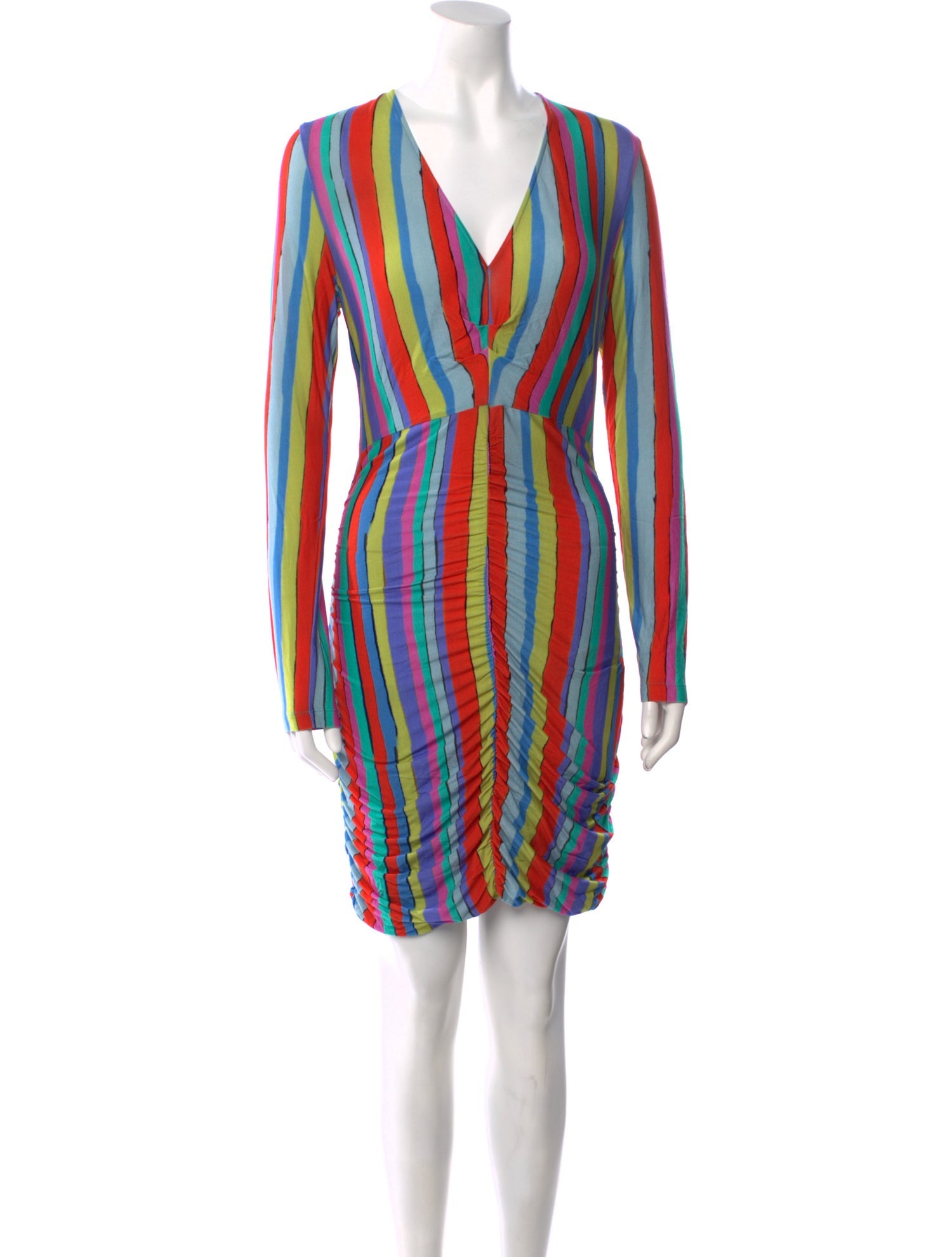 Jonathan Cohen Striped Knee-Length Dress