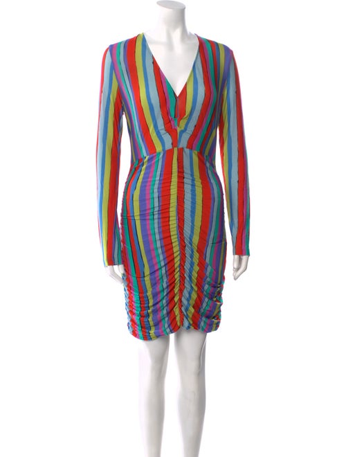 Jonathan Cohen Striped Knee-Length Dress