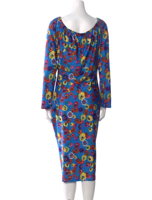 Jonathan Cohen Printed Midi Length Dress