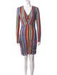 Jonathan Cohen Striped Knee-Length Dress