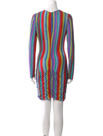 Jonathan Cohen Striped Knee-Length Dress