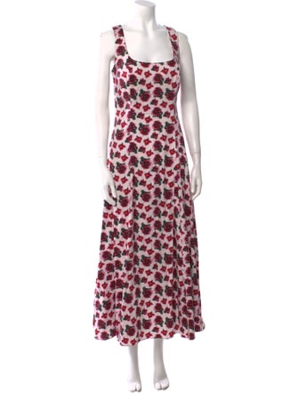 Jonathan Cohen Animal Print Long Dress
