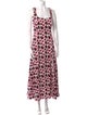 Jonathan Cohen Animal Print Long Dress