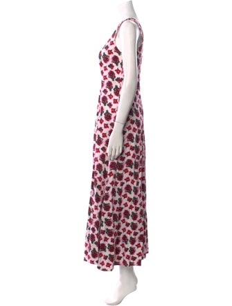 Jonathan Cohen Animal Print Long Dress