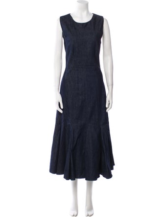 Jonathan Cohen Scoop Neck Long Dress
