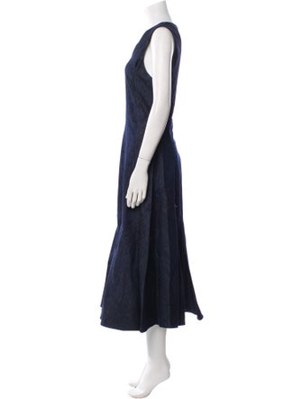 Jonathan Cohen Scoop Neck Long Dress