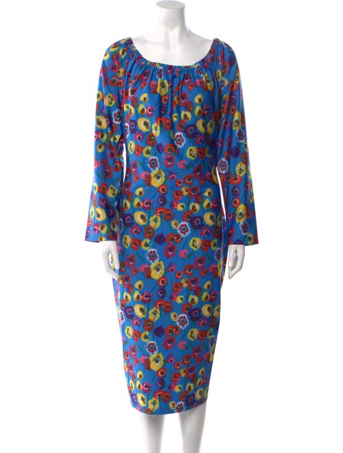 Jonathan Cohen Printed Midi Length Dress