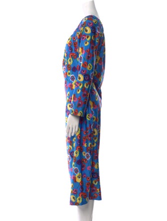 Jonathan Cohen Printed Midi Length Dress