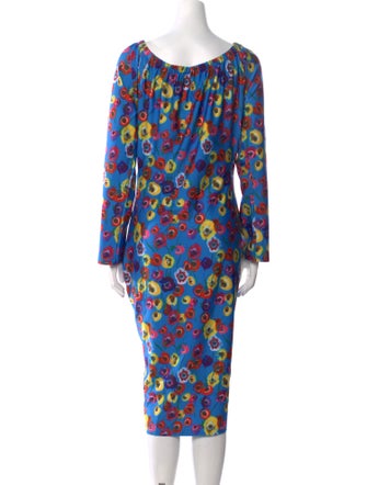 Jonathan Cohen Printed Midi Length Dress