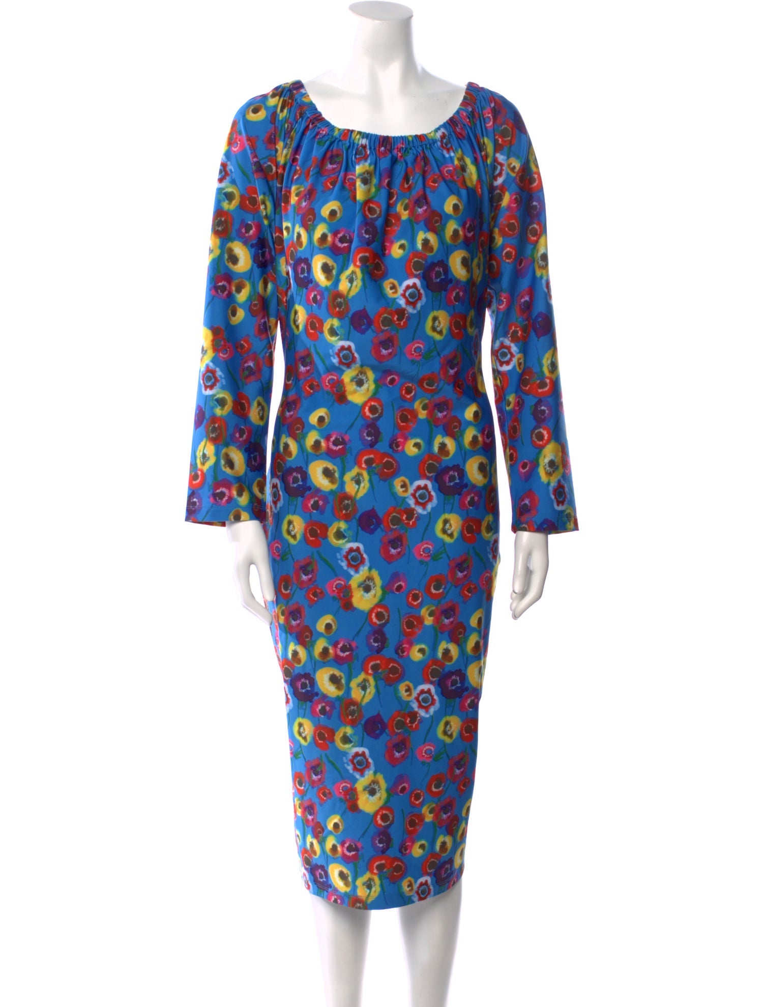 Jonathan Cohen Printed Midi Length Dress