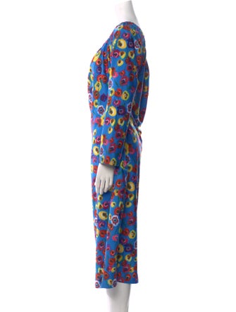 Jonathan Cohen Printed Midi Length Dress