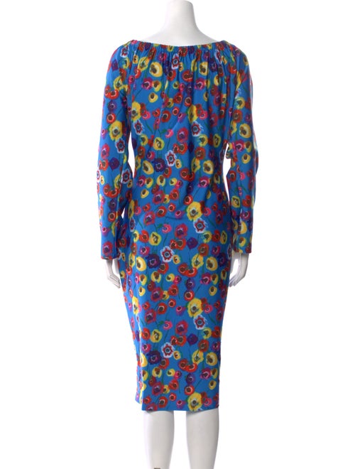 Jonathan Cohen Printed Midi Length Dress