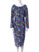 Jonathan Cohen Printed Knee-Length Dress