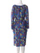 Jonathan Cohen Printed Knee-Length Dress