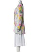Jonathan Cohen Silk Floral Print Blazer