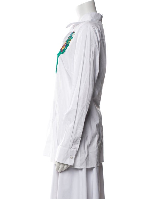 Jonathan Cohen Long Sleeve Button-Up Top