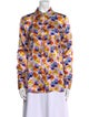 Jonathan Cohen Floral Print Long Sleeve Button-Up Top