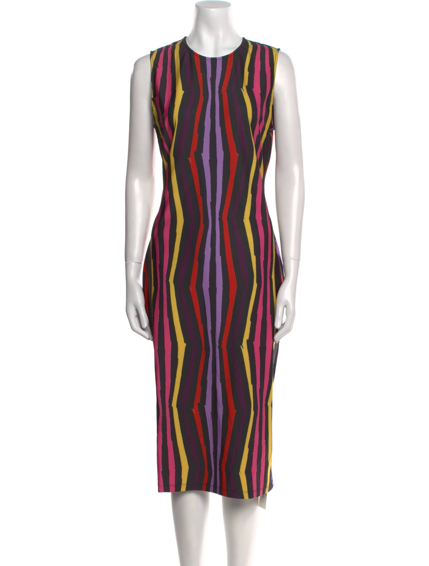 Jonathan Cohen Striped Midi Length Dress w/ Tags