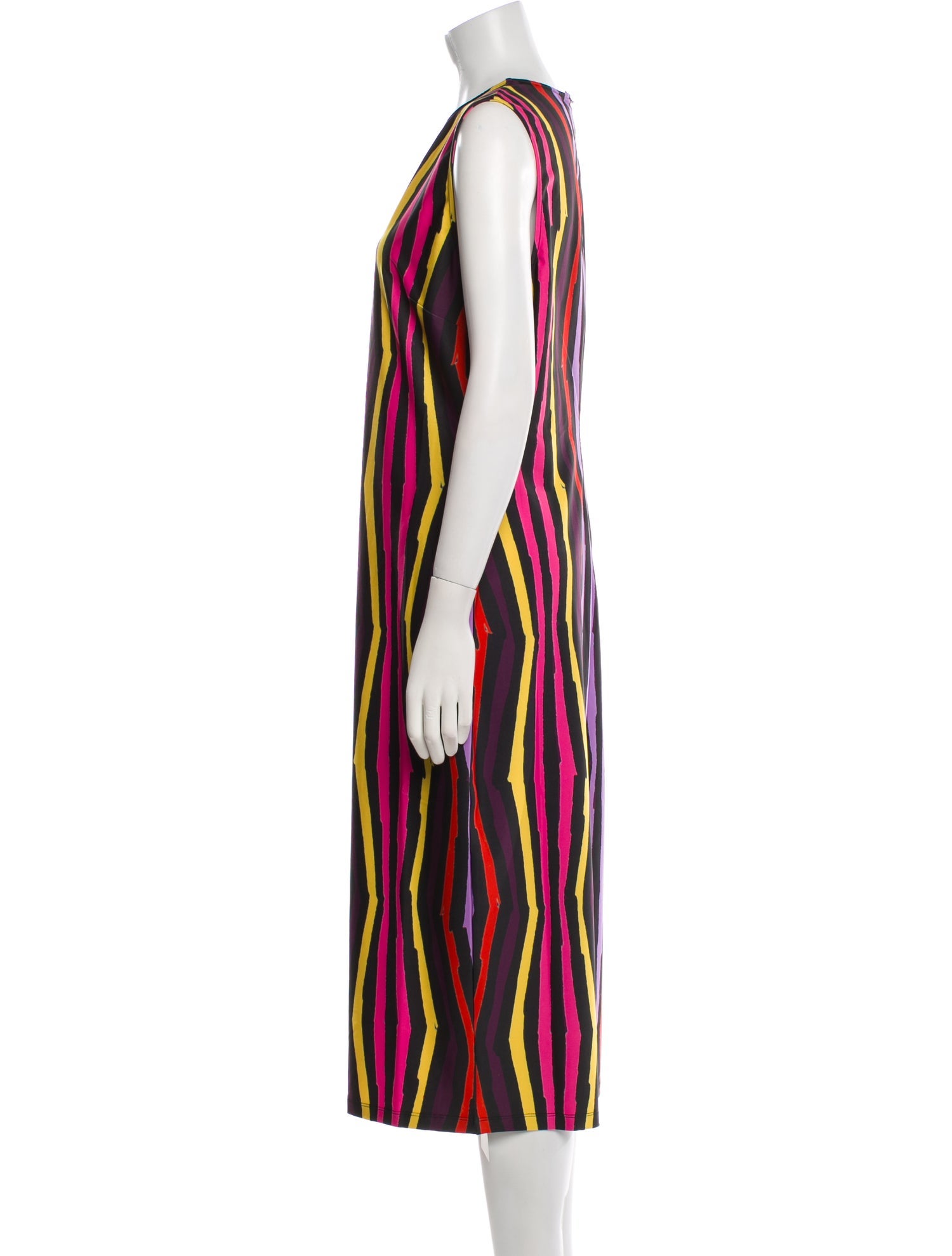 Jonathan Cohen Striped Midi Length Dress w/ Tags