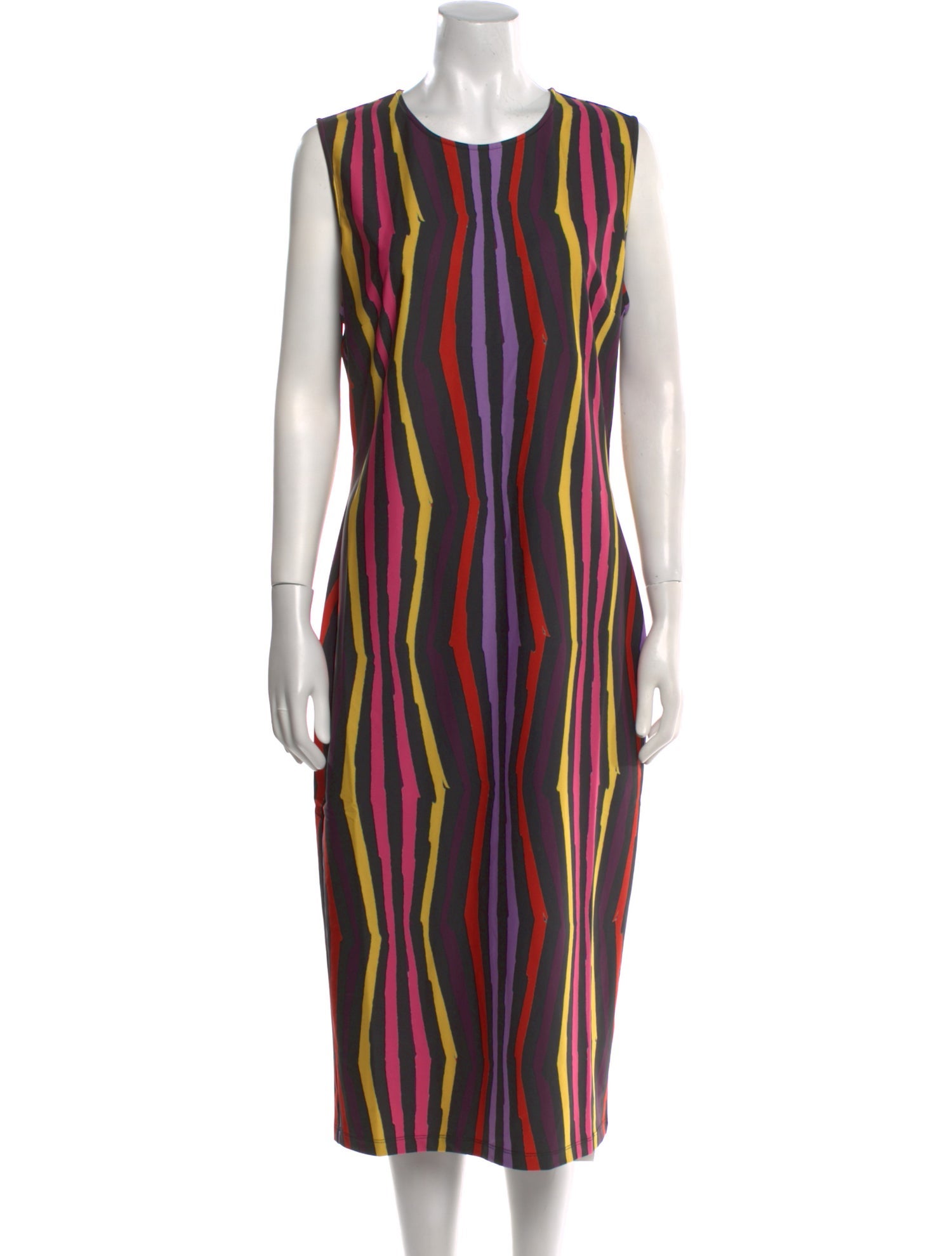 Jonathan Cohen Striped Midi Length Dress w/ Tags
