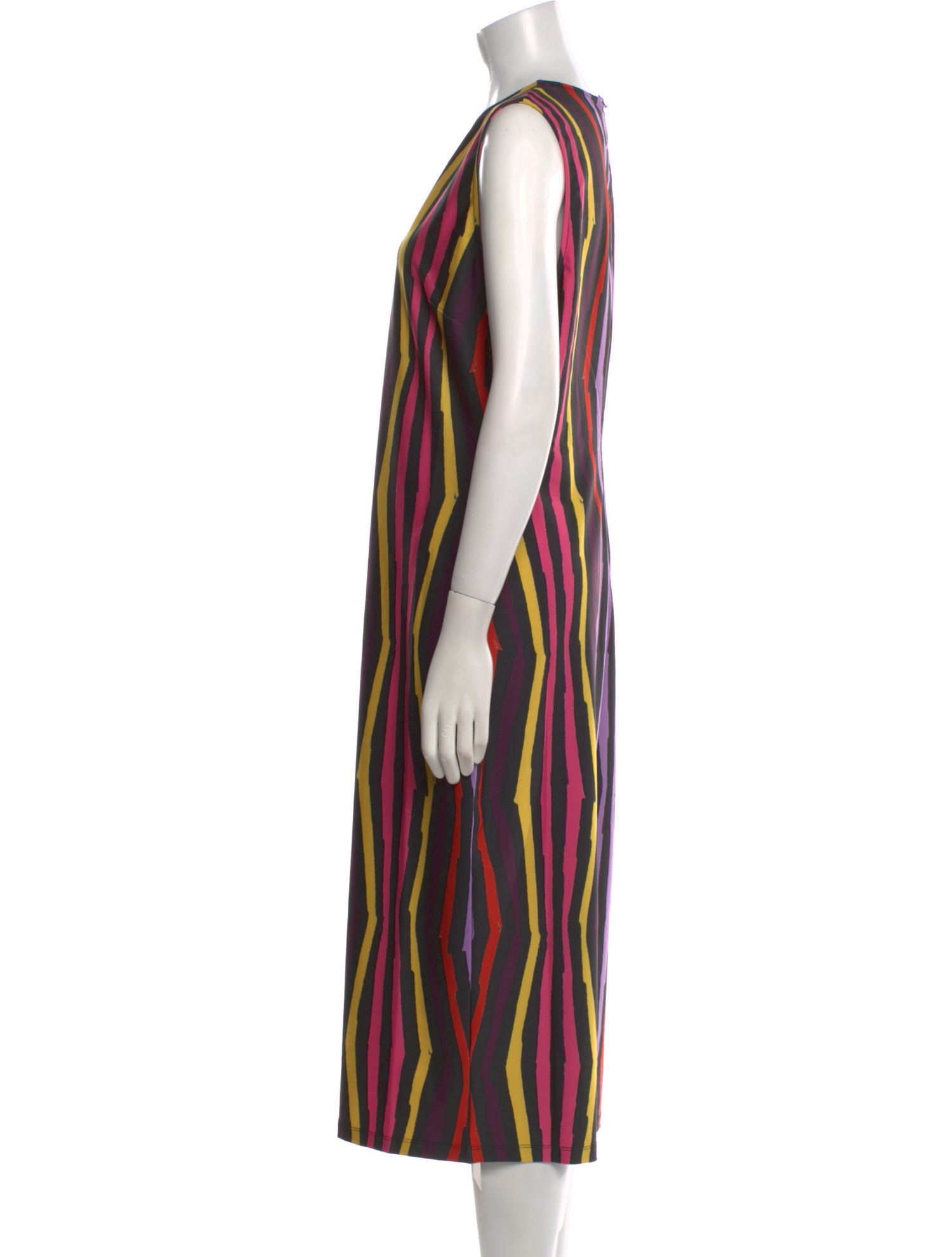 Jonathan Cohen Striped Midi Length Dress w/ Tags