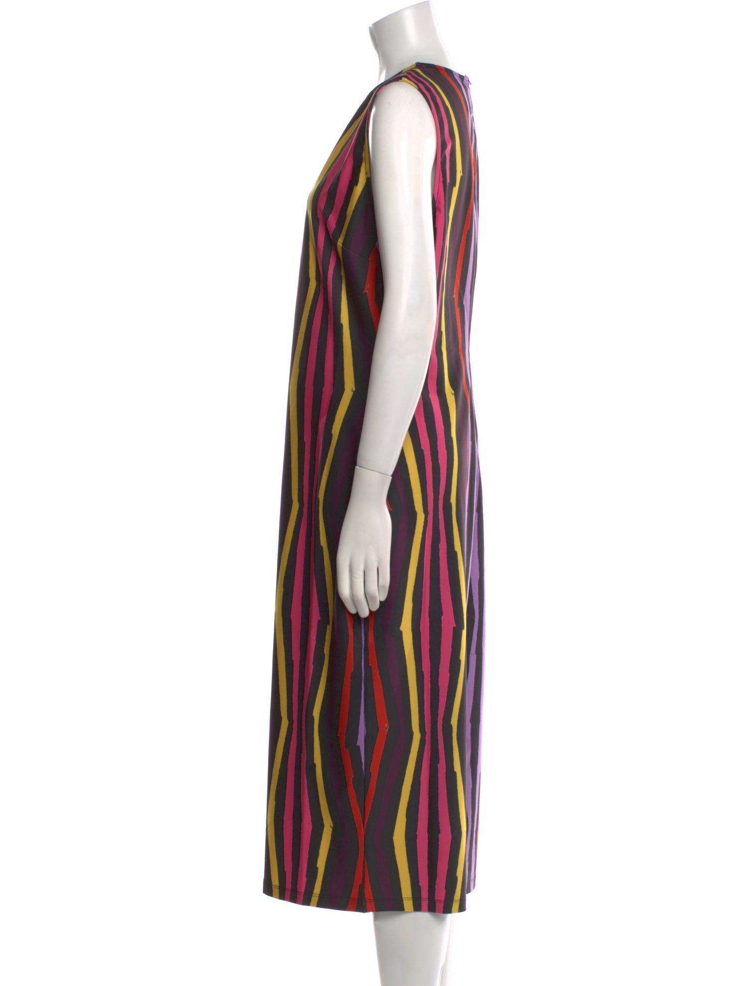 Jonathan Cohen Striped Midi Length Dress w/ Tags