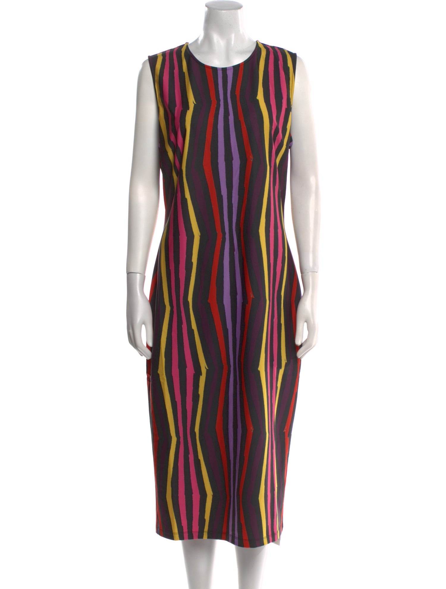 Jonathan Cohen Striped Midi Length Dress w/ Tags