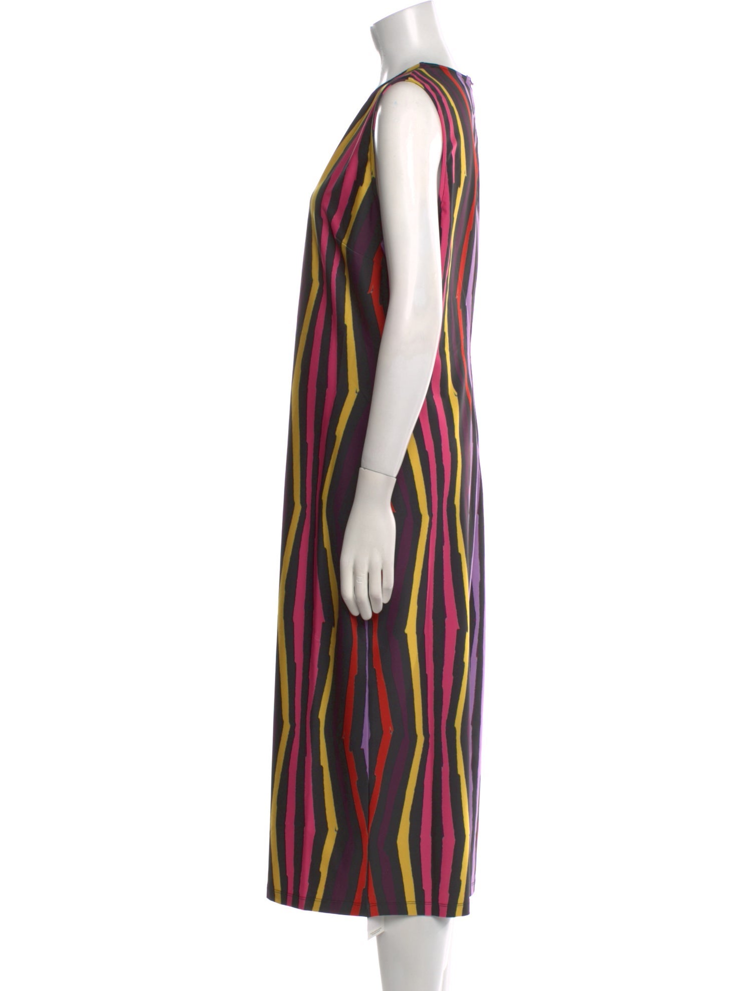 Jonathan Cohen Striped Midi Length Dress w/ Tags