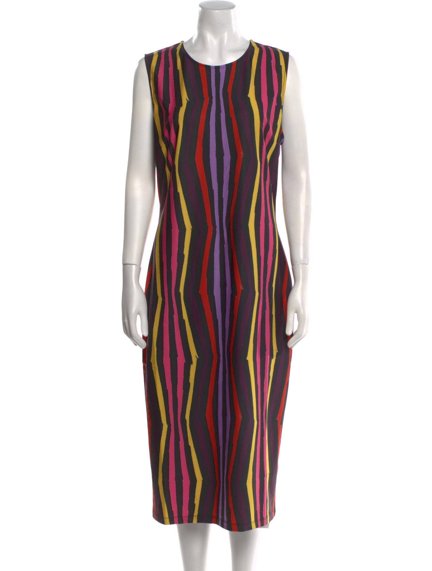 Jonathan Cohen Striped Midi Length Dress w/ Tags