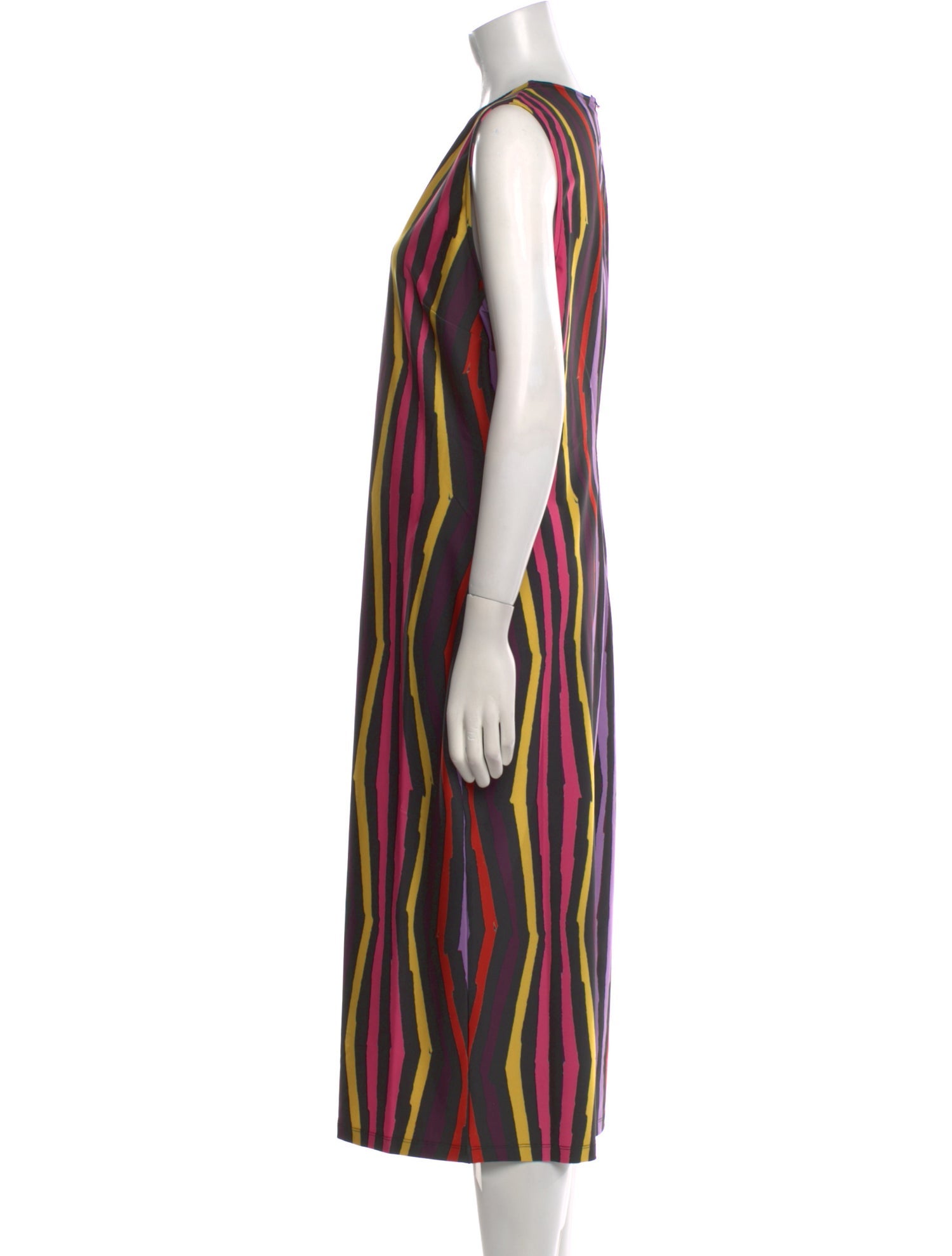 Jonathan Cohen Striped Midi Length Dress w/ Tags