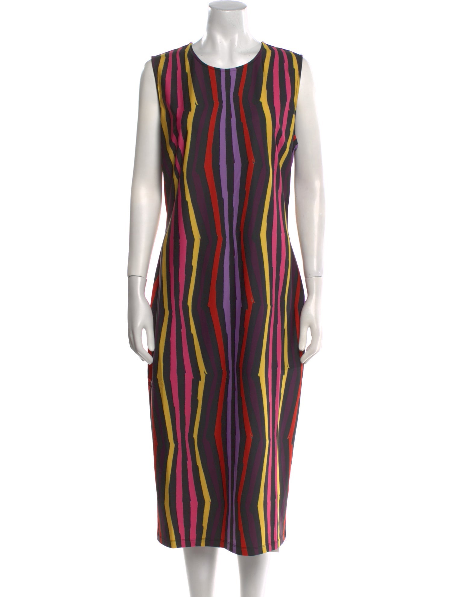 Jonathan Cohen Striped Midi Length Dress w/ Tags