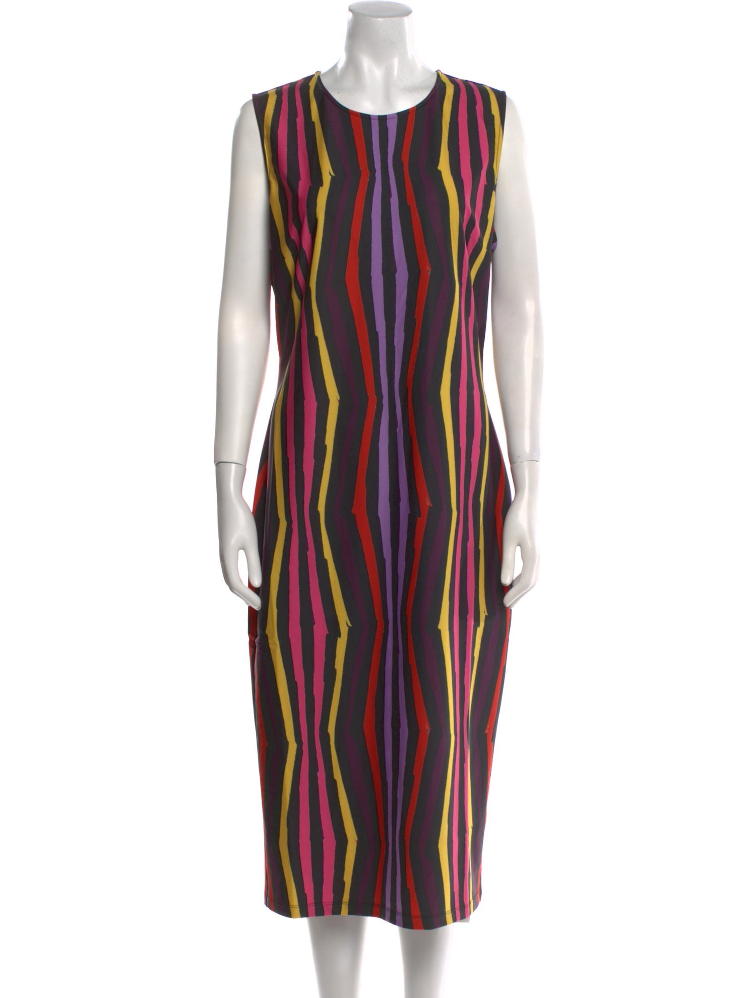 Jonathan Cohen Striped Midi Length Dress w/ Tags