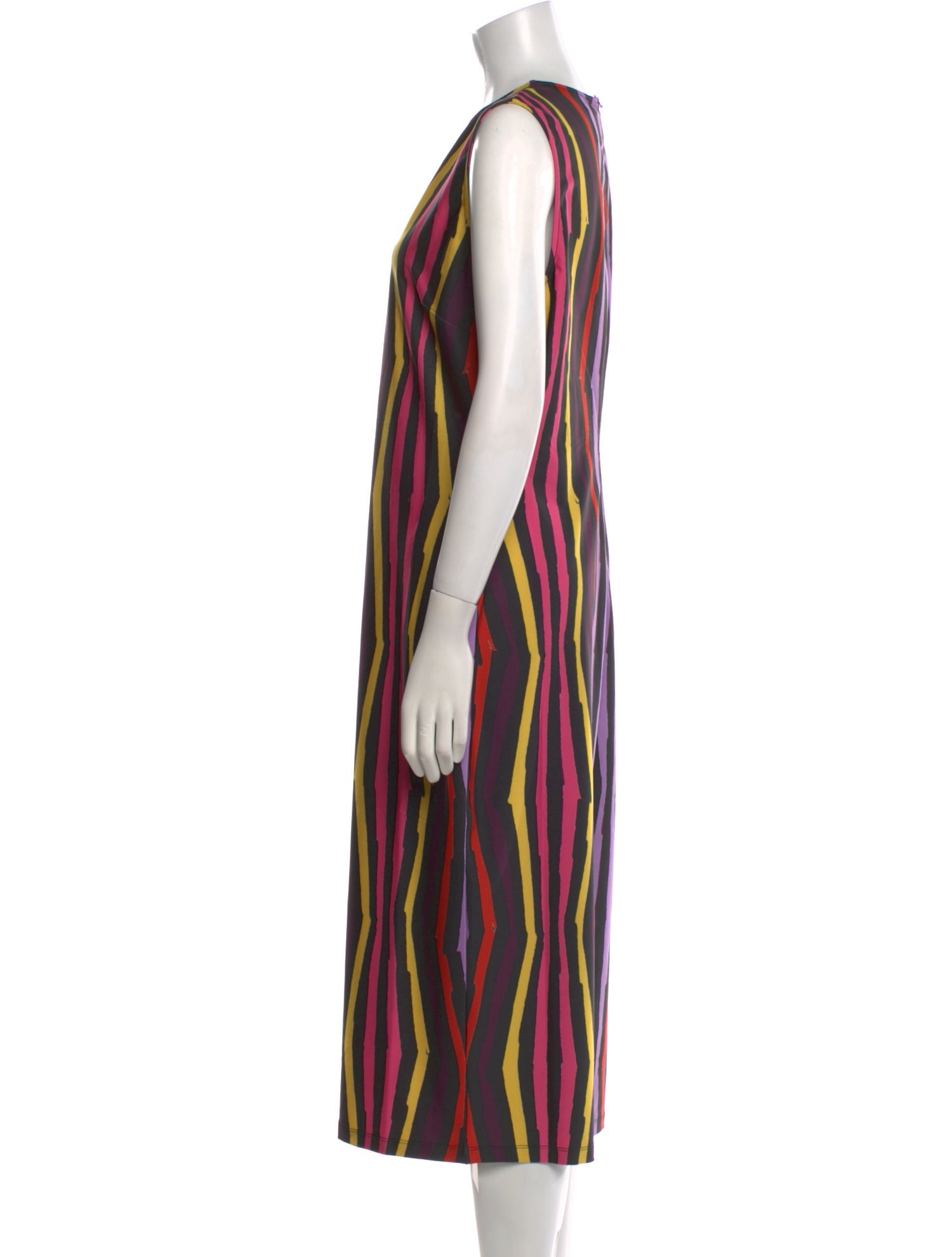 Jonathan Cohen Striped Midi Length Dress w/ Tags