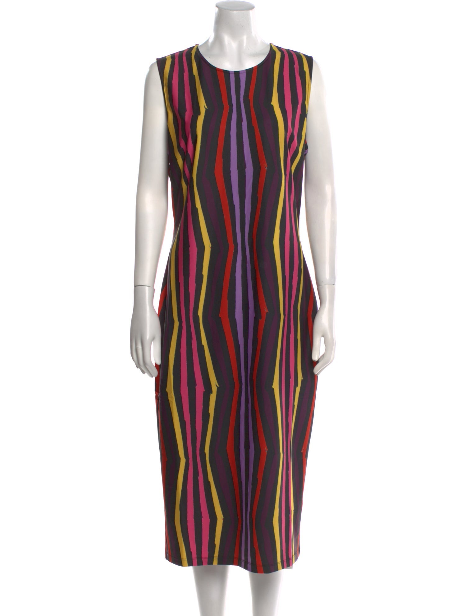 Jonathan Cohen Striped Midi Length Dress w/ Tags