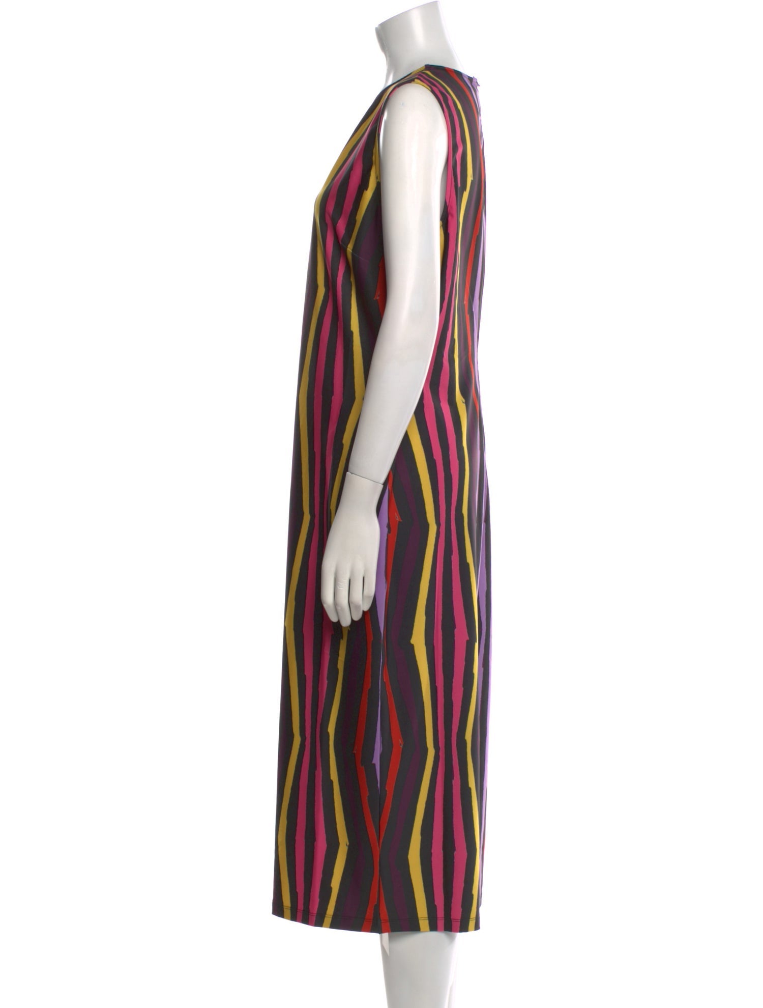 Jonathan Cohen Striped Midi Length Dress w/ Tags
