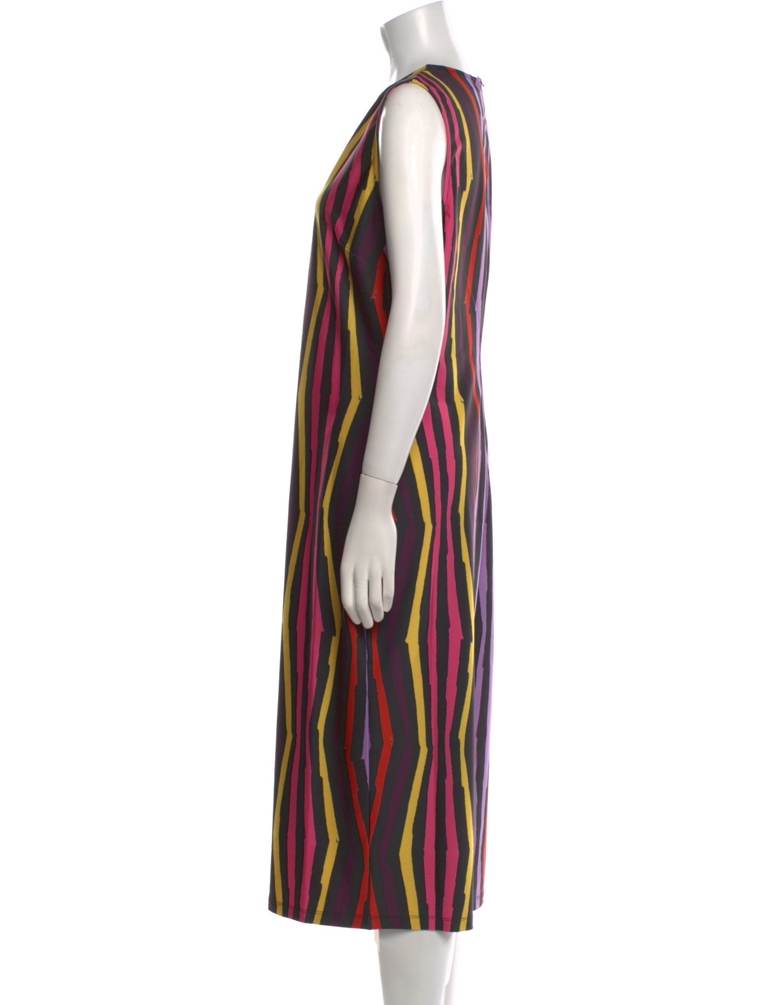 Jonathan Cohen Striped Midi Length Dress w/ Tags