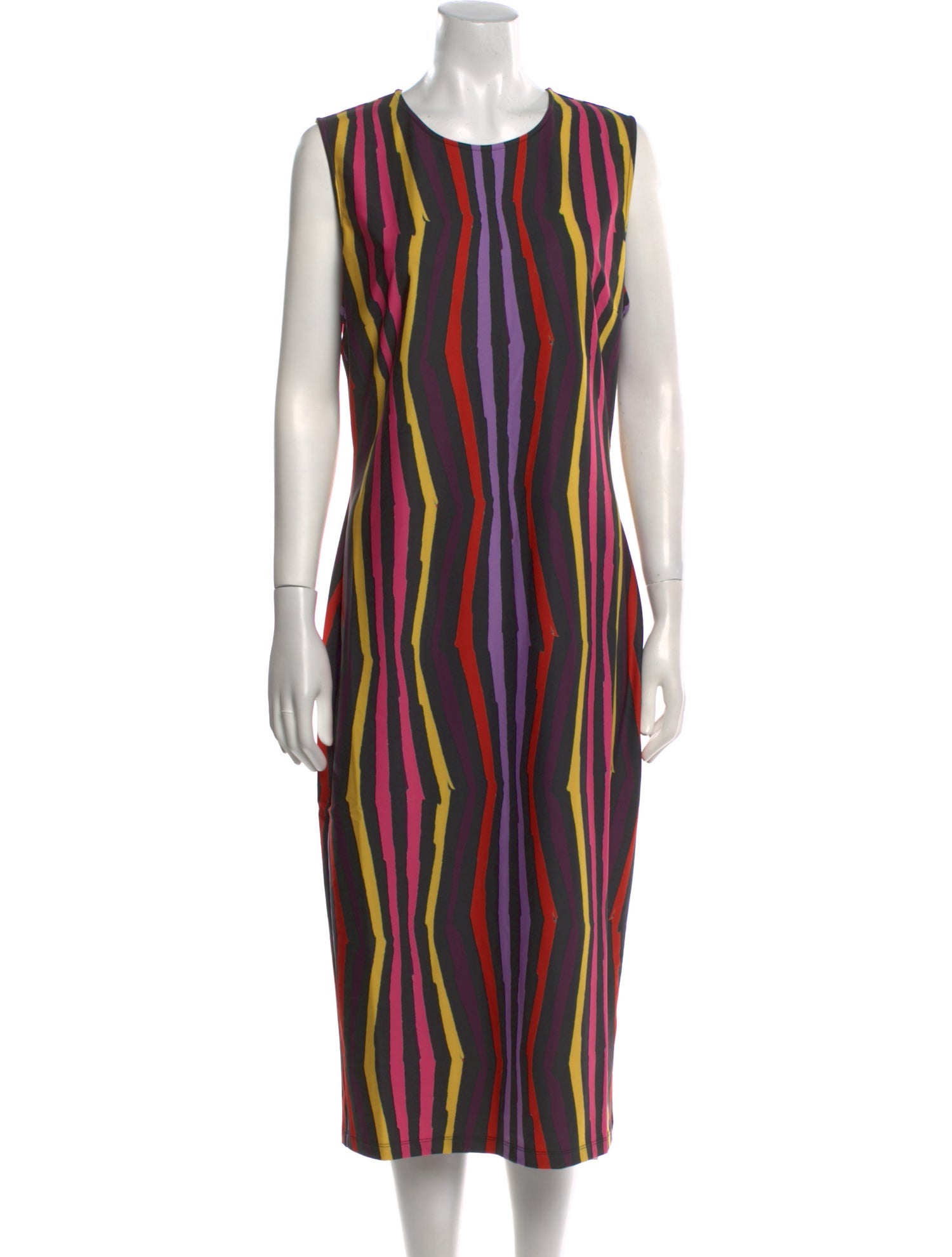 Jonathan Cohen Striped Midi Length Dress w/ Tags